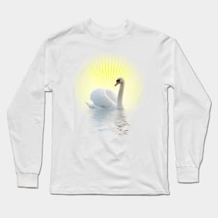 White Swan Long Sleeve T-Shirt